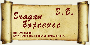 Dragan Bojčević vizit kartica